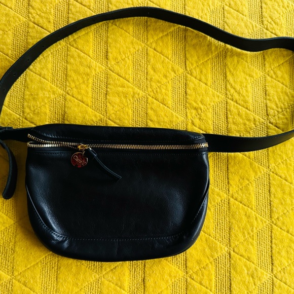 Clare V Black Leather Crossbody Bag - Picture 2 of 3